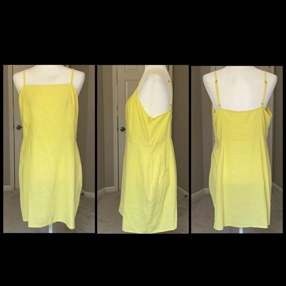 NWT - BP Lemon Yellow Dress - Picture 3 of 10